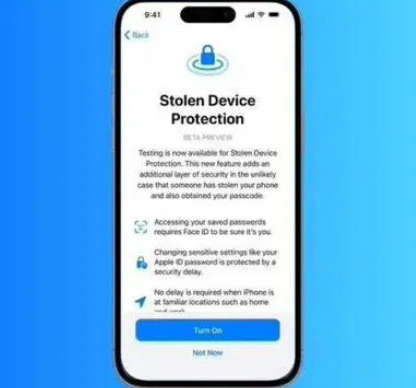 汨罗苹果授权维修店分享被盗设备保护功能开启方法 
