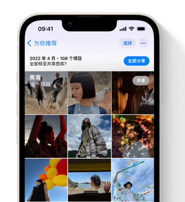 汨罗苹果维修网点分享在 iPhone 上使用共享图库 