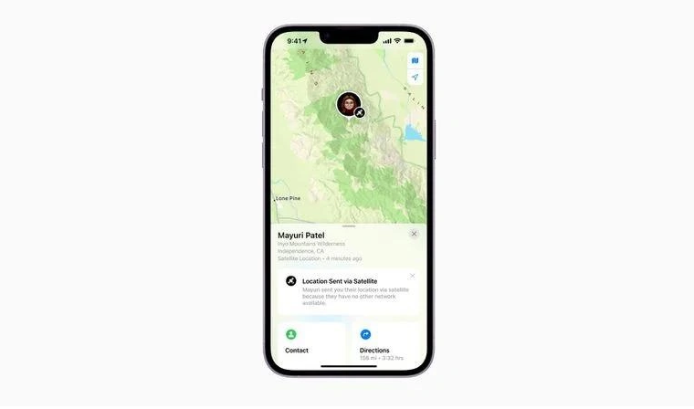 汨罗苹果14维修分享iPhone14系列中 FindMy功能通过卫星分享位置方法教程 