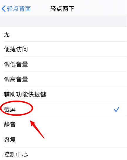 汨罗苹果手机维修分享iPhone12如何启用双击截屏 